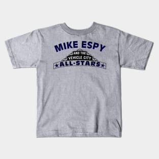 Mike Espy and the Vehicle City All-Stars (Dark Lettering) Kids T-Shirt